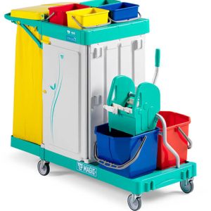 Janitor Trolley Magic Line 350 Lockable Cabinet