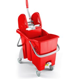 Single Bucket Trolley Partition Action Pro 30L (Red)