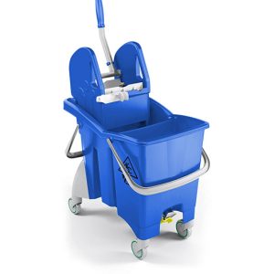 Single Bucket Trolley Partition Action Pro 30L (Blue)
