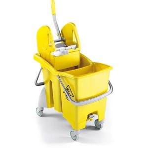 Single Bucket Trolley Partition Action Pro 30L (Yellow)