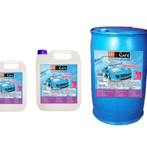 Car shampoo blue