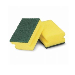 Scrubber With Sponge